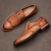 LEATHER BROGUES SHOES