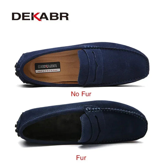 SLIP ON LEATHER LOAFERS