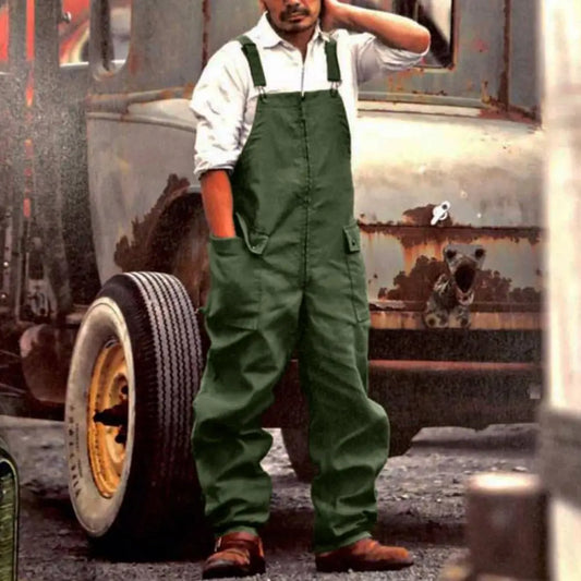 SQUARE NECK OVERALLS