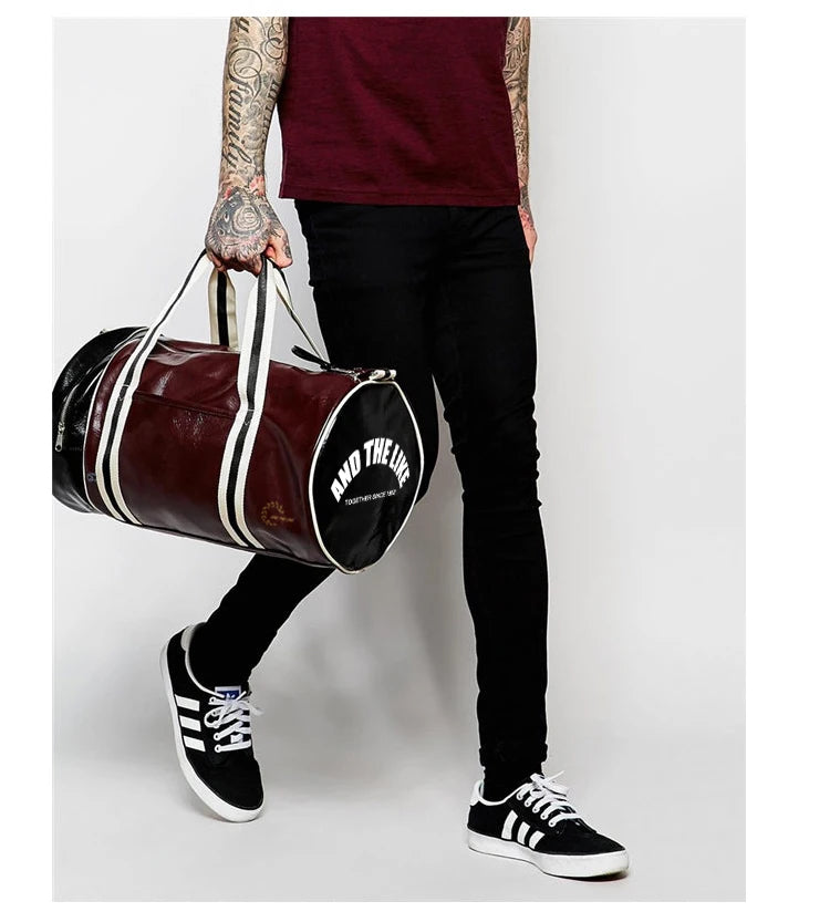 HIGH QUALITY LEATHER GYM BAG