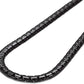 FLAT BLOCK CHAIN STEEL NECKLACE