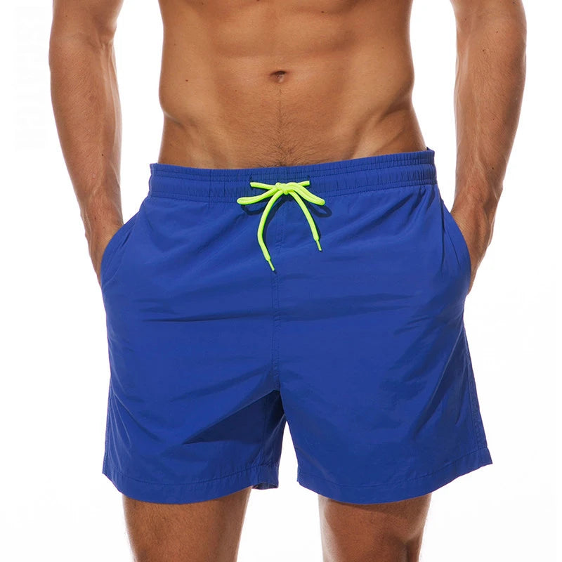 CASUAL PLAIN SWIMMING TRUNKS