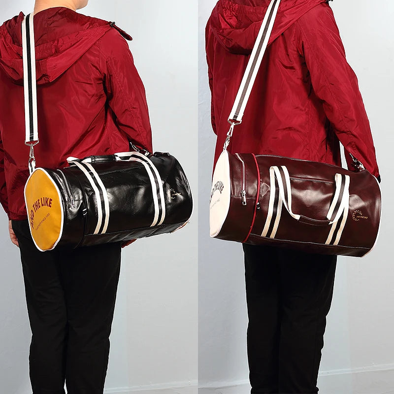 HIGH QUALITY LEATHER GYM BAG