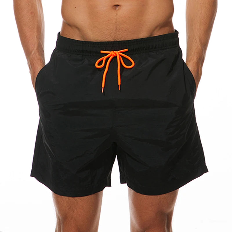 CASUAL PLAIN SWIMMING TRUNKS