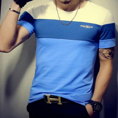 CASUAL PATCHWORK T-SHIRTT-Shirts + Tanks