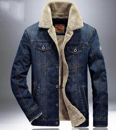 WARM WINTER DENIM JACKET