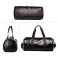 LARGE CAPACITY LEATHER GYM BAG
