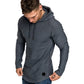 SOLID COLOUR CASUAL HOODIE