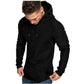 SOLID COLOUR CASUAL HOODIE