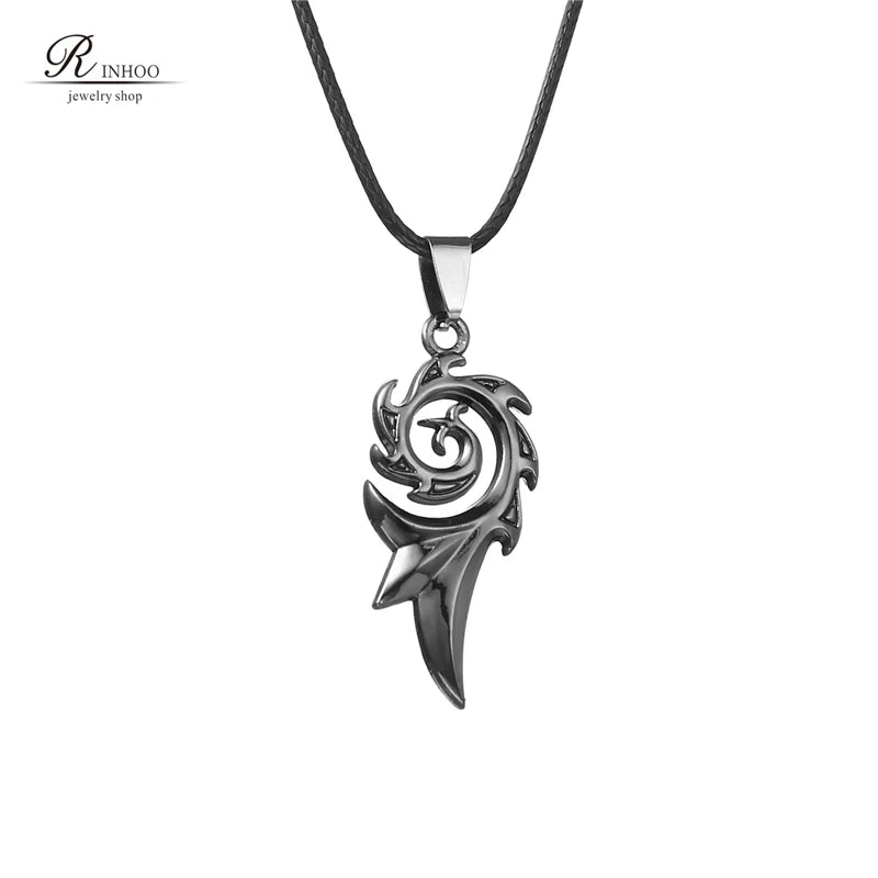 DRAGON FLAME PENDANT NECKLACE