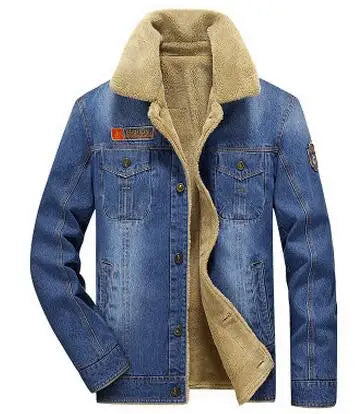 WARM WINTER DENIM JACKET