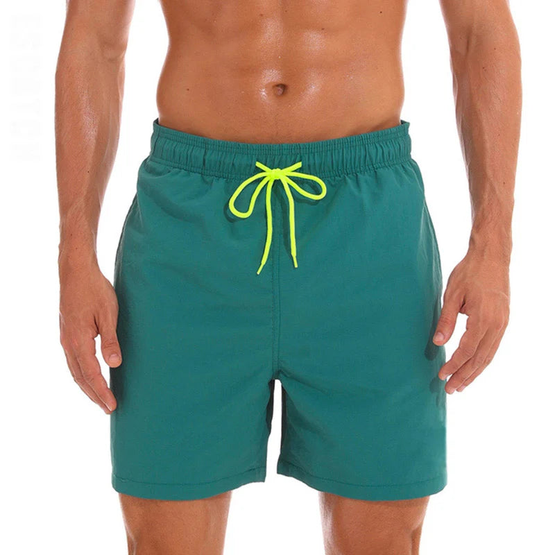 CASUAL PLAIN SWIMMING TRUNKS