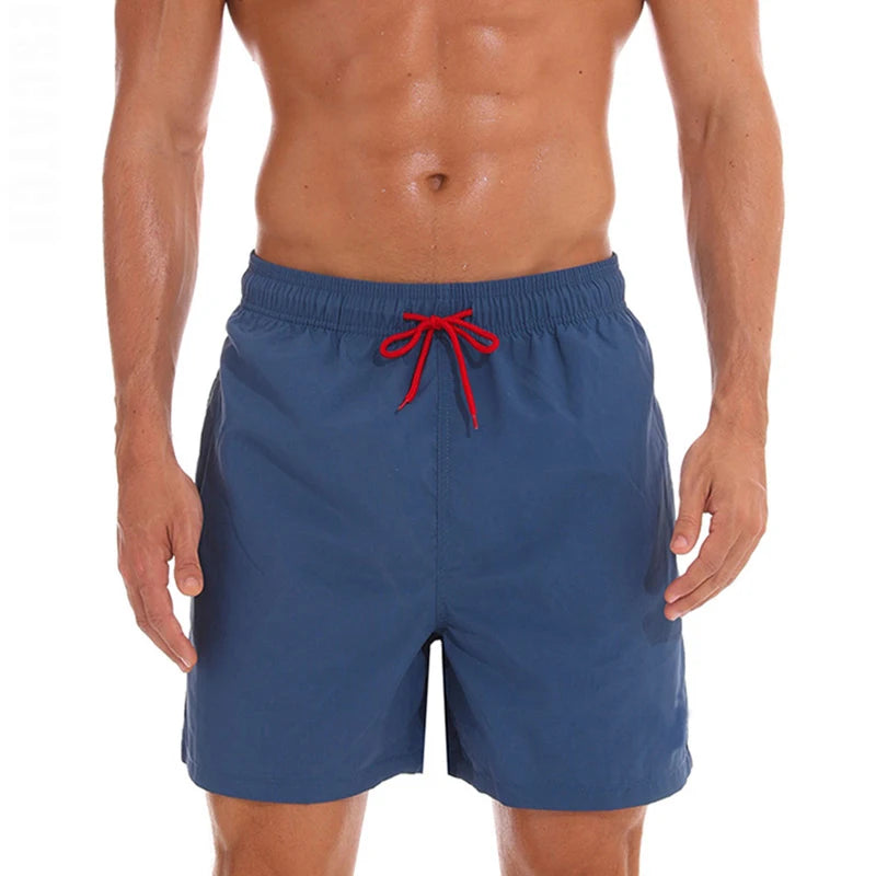 CASUAL PLAIN SWIMMING TRUNKS