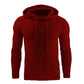 CASUAL KNITTED FLEECE HOODIE