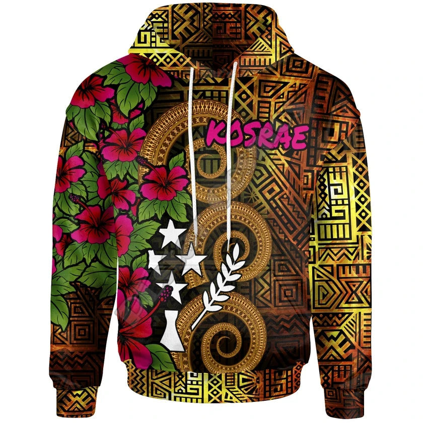 TRIBAL PRINT HOODIE