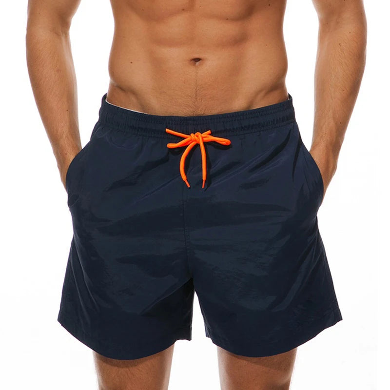 CASUAL PLAIN SWIMMING TRUNKS