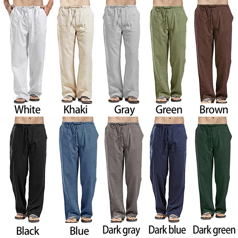 SUMMER LINEN PANTS
