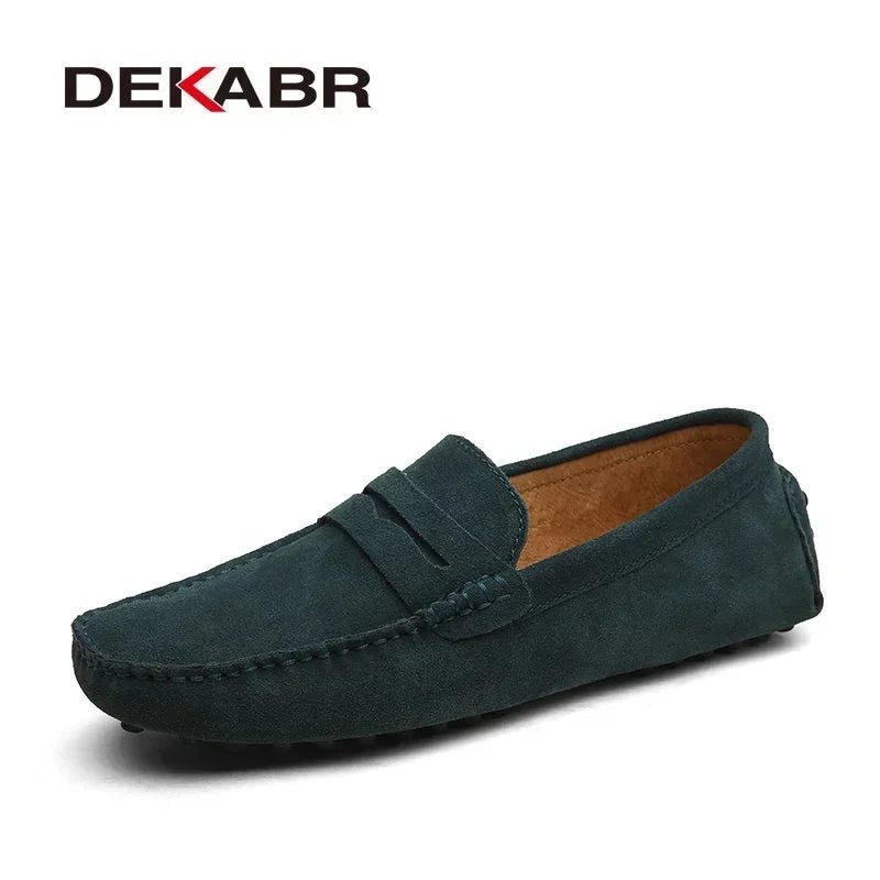 SLIP ON LEATHER LOAFERS