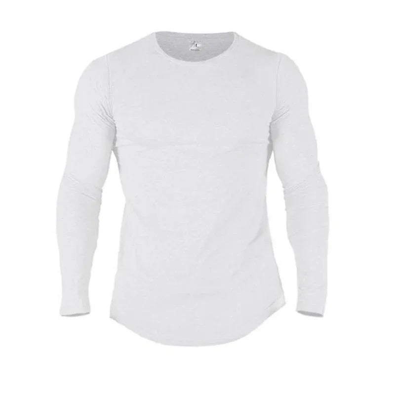 SLIM FIT PLAIN LONG SLEEVE T-SHIRT