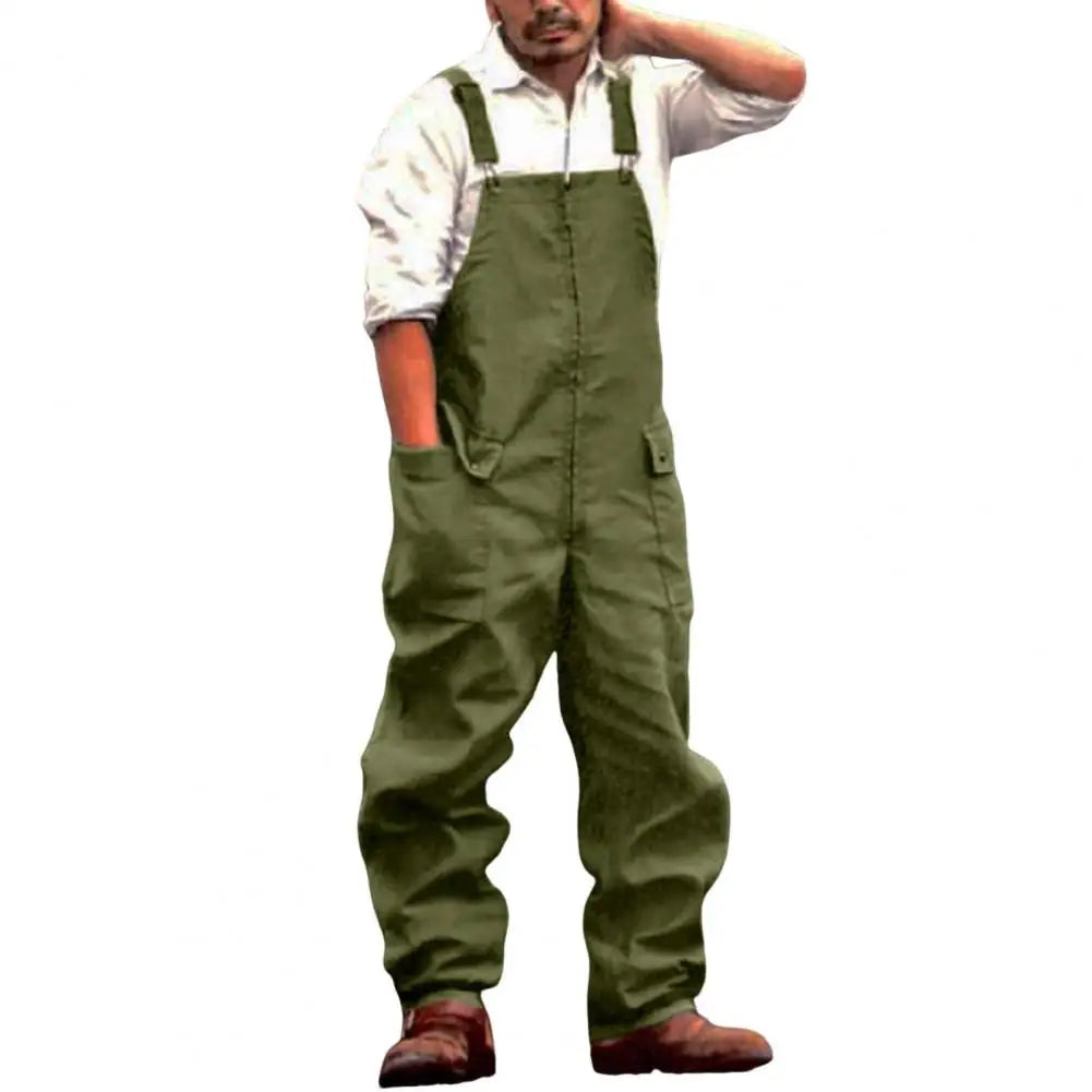 SQUARE NECK OVERALLS