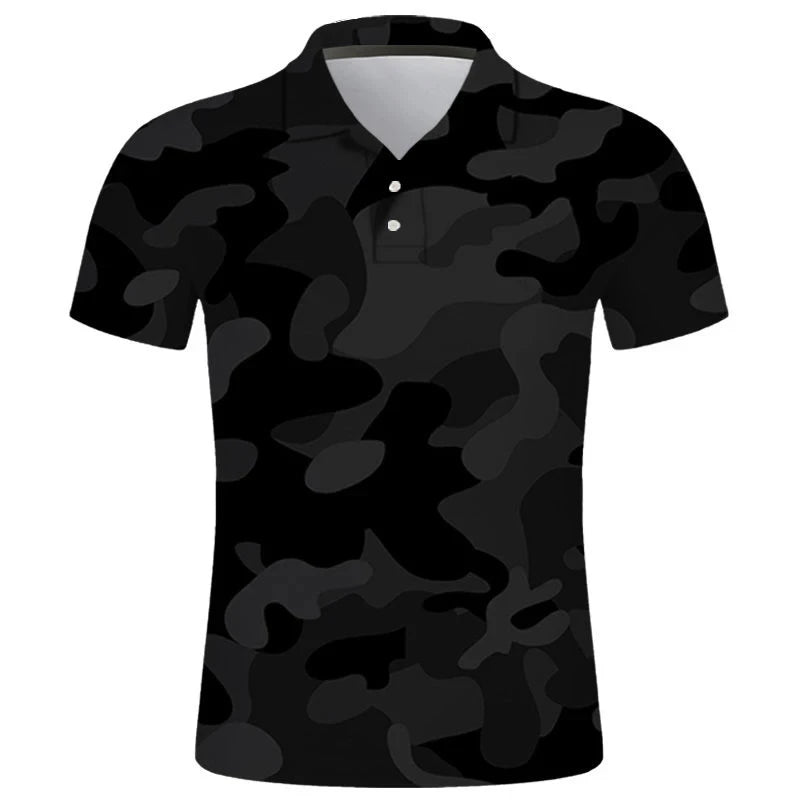 CAMO QUICK DRY POLO SHIRT