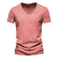 CASUAL PLAIN COTTON T-SHIRT