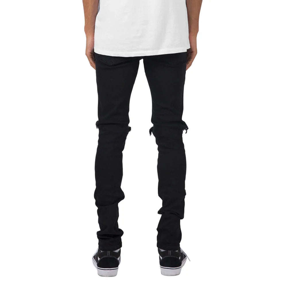 HIP HOP RIPPED SKINNY JEANS