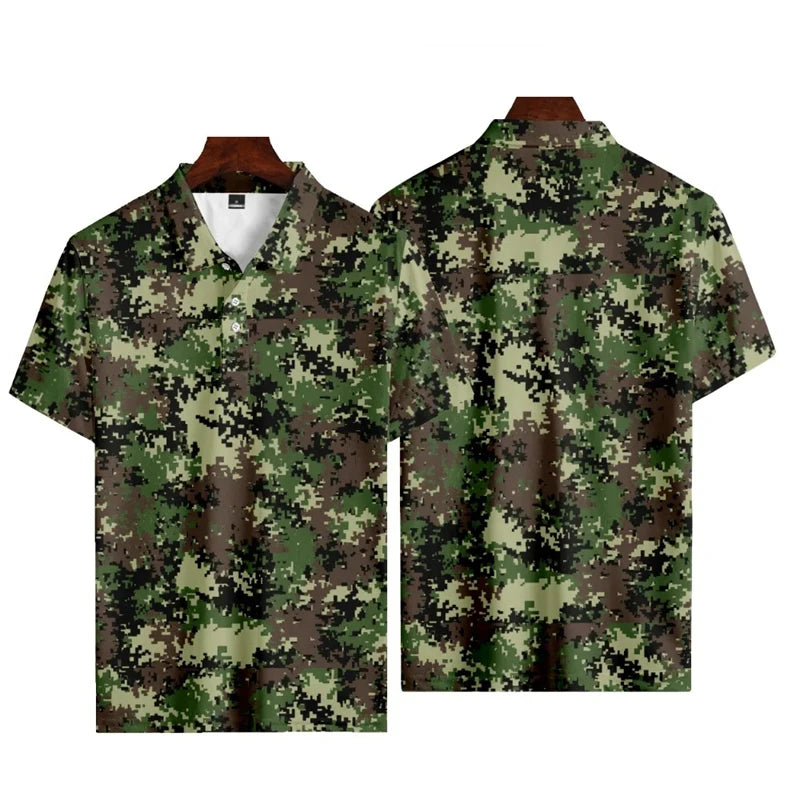 CAMO QUICK DRY POLO SHIRT