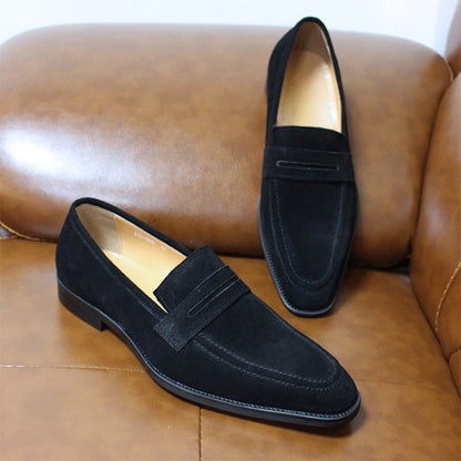 CLASSY SUEDE LOAFERS