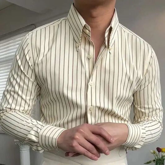 STRIPED SLIM FIT SHIRT
