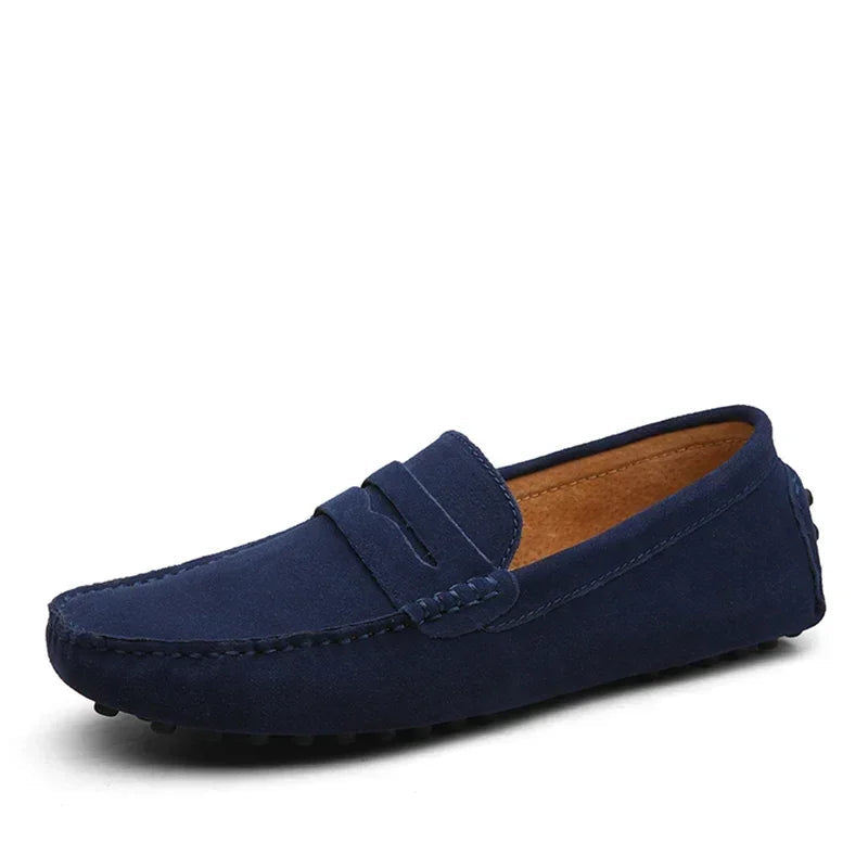 SLIP ON LEATHER LOAFERS