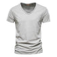 CASUAL PLAIN COTTON T-SHIRT