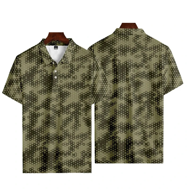 CAMO QUICK DRY POLO SHIRT