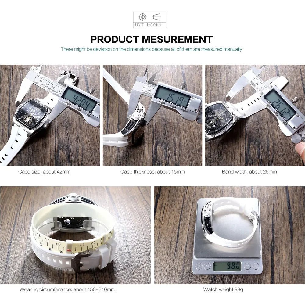 CLOCK SKELETON MECHANICAL WATCH