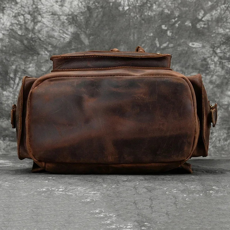 CASUAL LEATHER BACKPACK