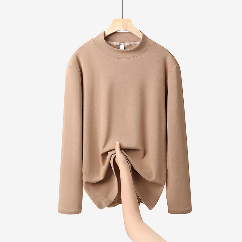 LONG SLEEVE PATCHWORK T-SHIRT