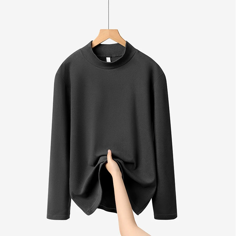 LONG SLEEVE PATCHWORK T-SHIRT