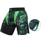SNAKE PRINT MMA SHORTS