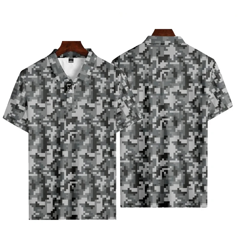 CAMO QUICK DRY POLO SHIRT