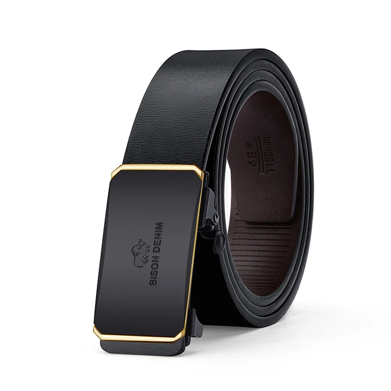 PU LEATHER AUTOMATIC BELT BUCKLE