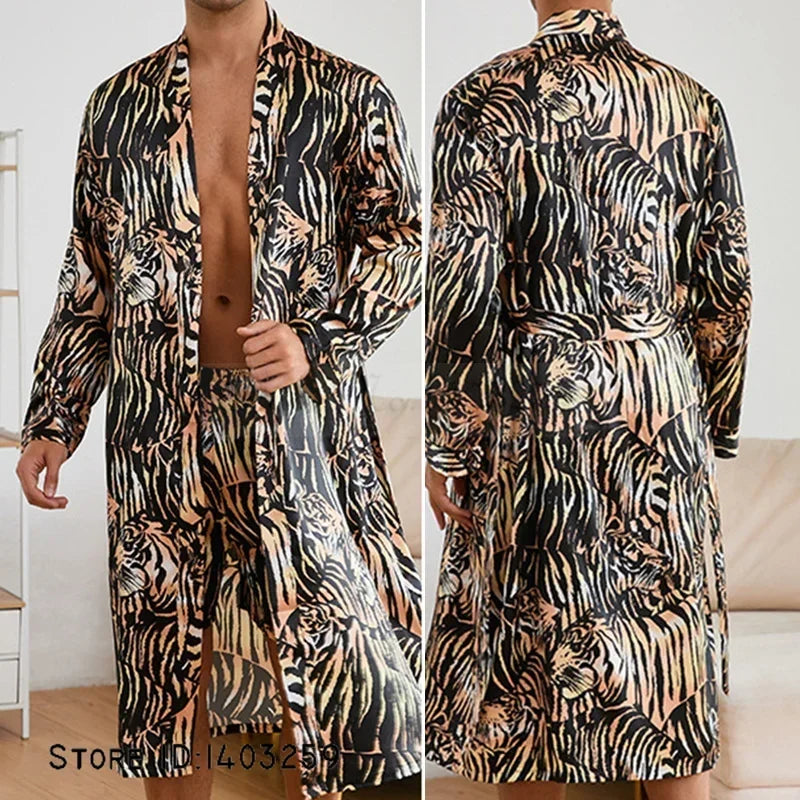 URBANE SILK ROBE SET
