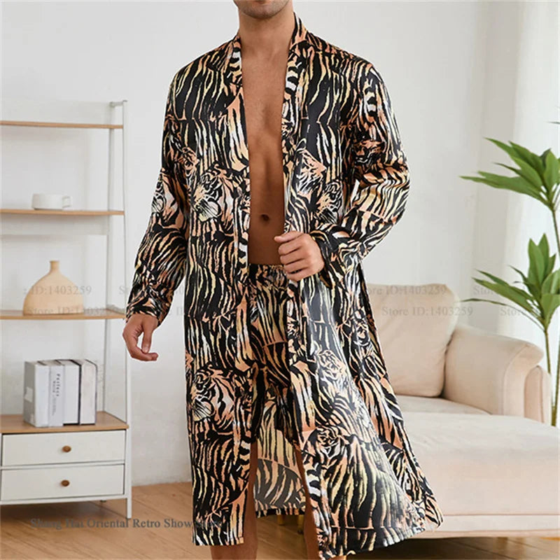 URBANE SILK ROBE SET