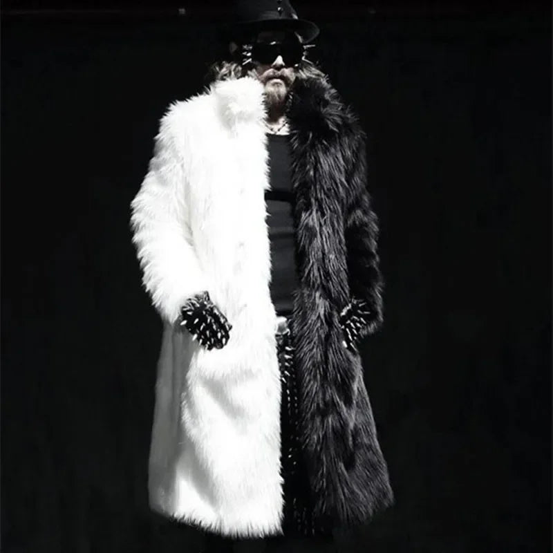 PATCHWORK FUR COAT