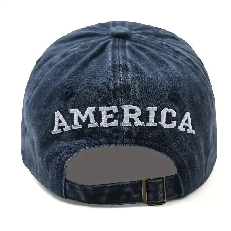 AMERICAN FLAG BASEBALL CAP