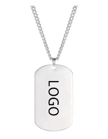 TAG NECKLACE WITH ARMY ENGRAVING