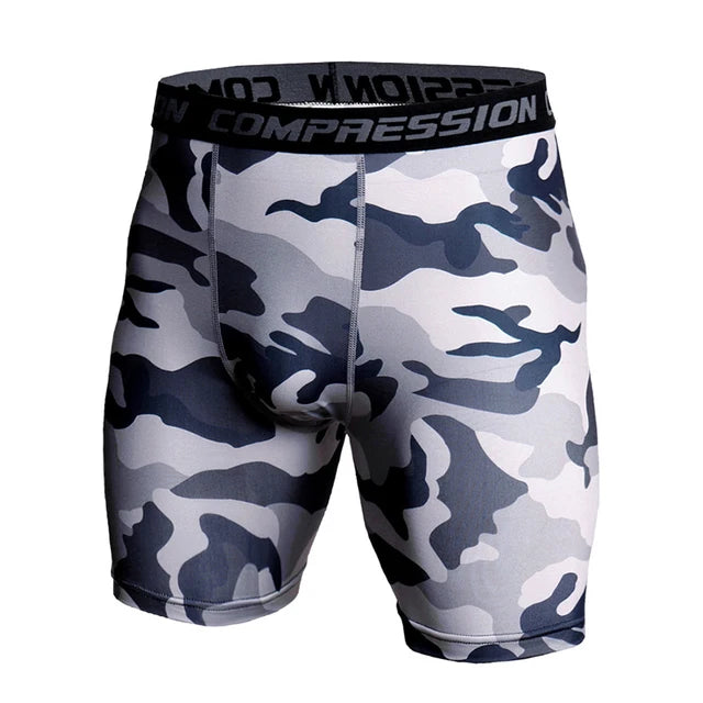 ELASTIC CAMO COMPRESSION TIGHTS