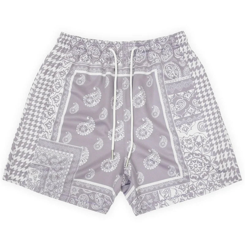 CASUAL PAISLEY SHORTS