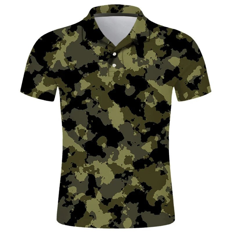 CAMO QUICK DRY POLO SHIRT