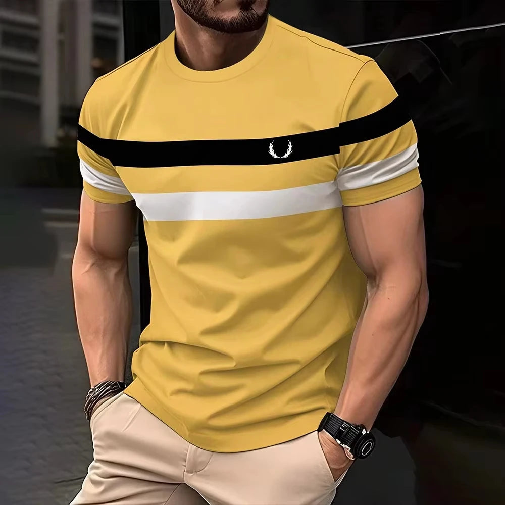 CASUAL STRIPED T-SHIRT