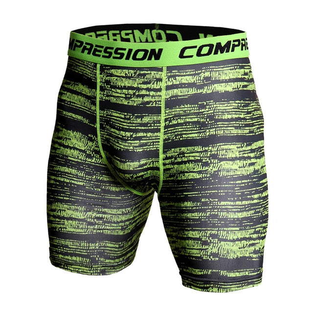 ELASTIC CAMO COMPRESSION TIGHTS